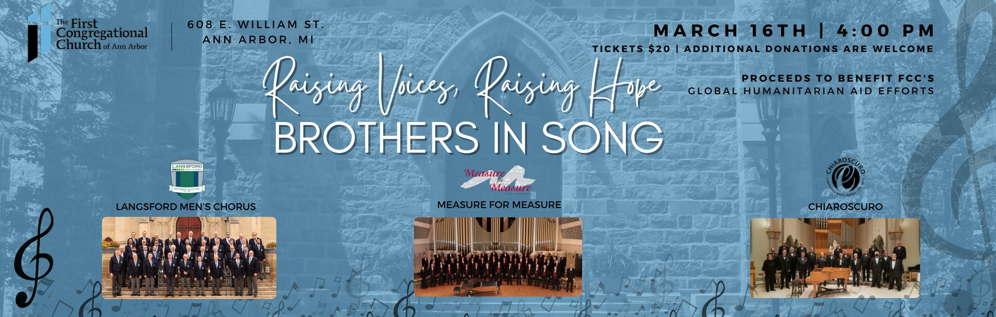 Raising Voices, Raising Hope – Brothers in Song